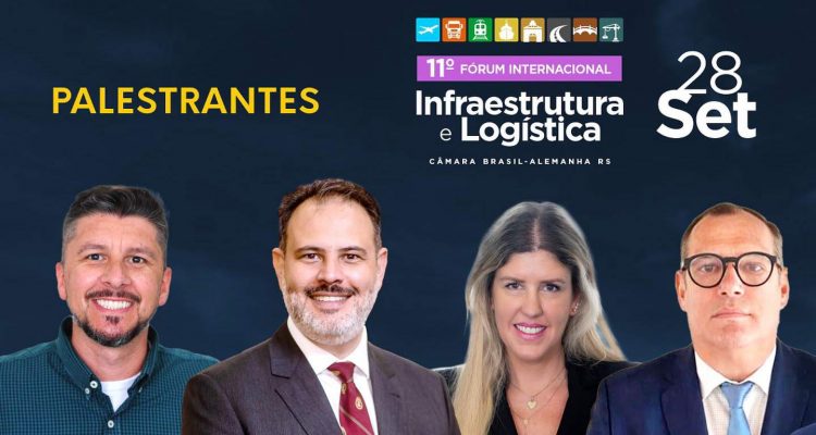 Fórum Internacional de Infraestrutura e Logística no dia 28.09.23 no Hotel Deville Prime em Porto Alegre