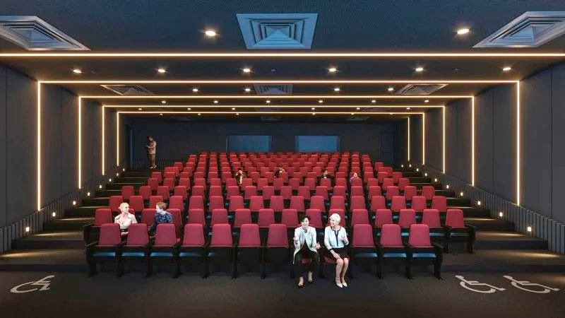 Localizado dentro da Galeria Magalu, no Conjunto Nacional, o espaço no coração de São Paulo conecta conteúdo digital, teatro e música. Foto: divulgação