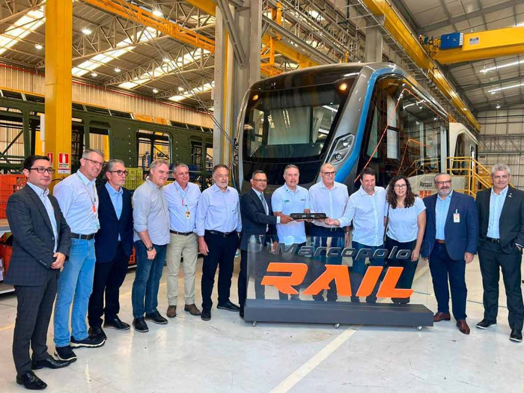 Marcopolo Rail recebeu a visita do ministro dos Transportes, Renan Filho