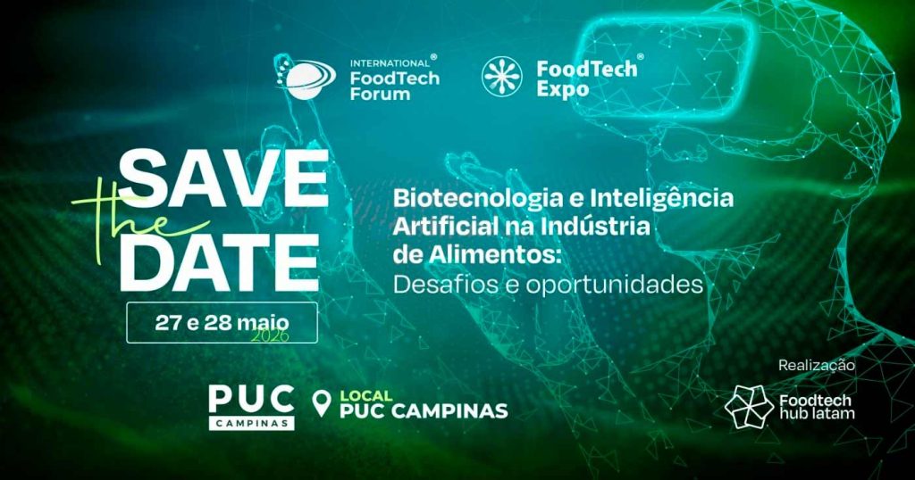 FoodTech Forum nos dias 27 e 28.05.26 na PUC Campinas