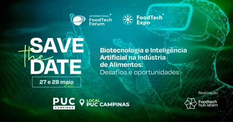 FoodTech Forum nos dias 27 e 28.05.26 na PUC Campinas