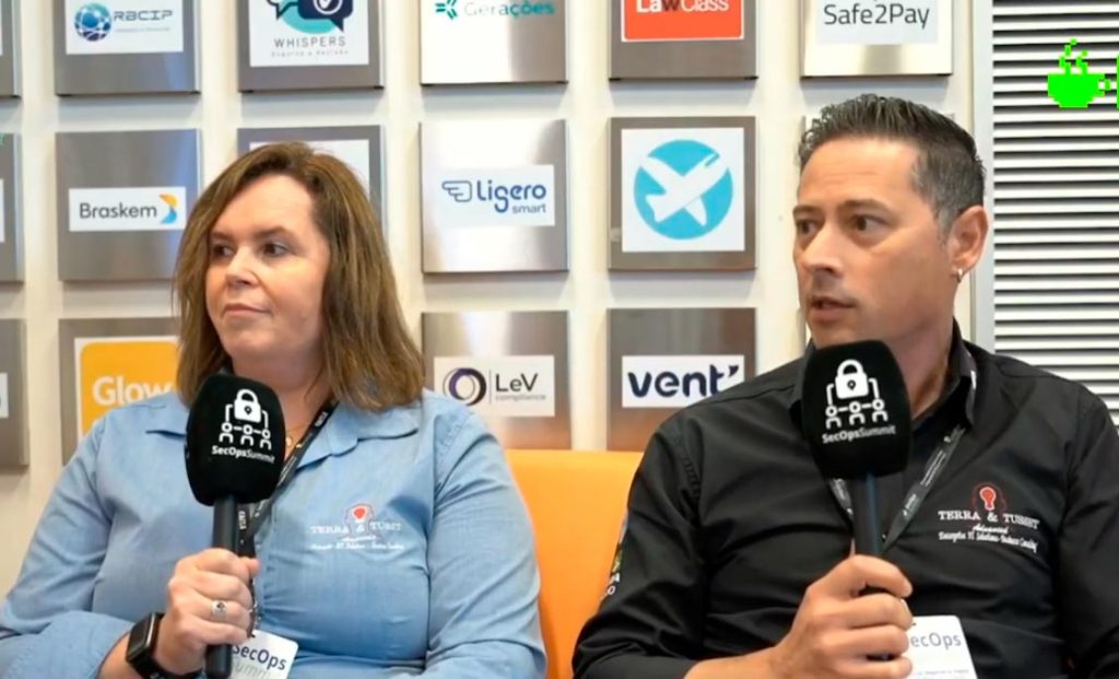 SecOps recebe Carolina e Eduardo, diretores da Terra & Tusset Tecnologia