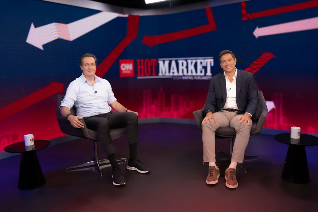 Na estreia do programa Hot Market da CNN Brasil, Roberto Campos Neto defende reforma no FGC