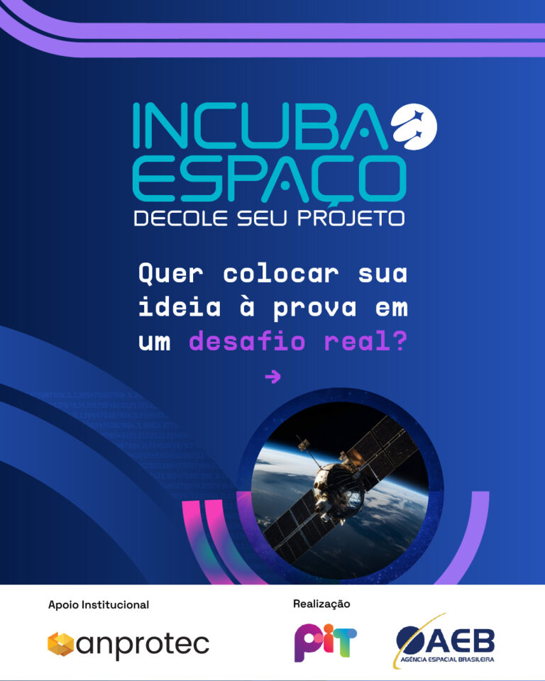 Incuba Espaço abre inscrições para startups com soluções baseadas em dados de satélites