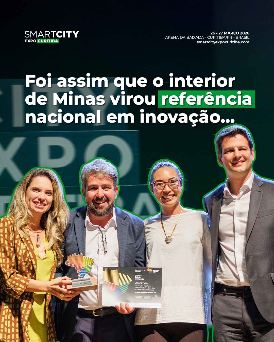Smart City Expo de 25 a 27.03.26 em Curitiba