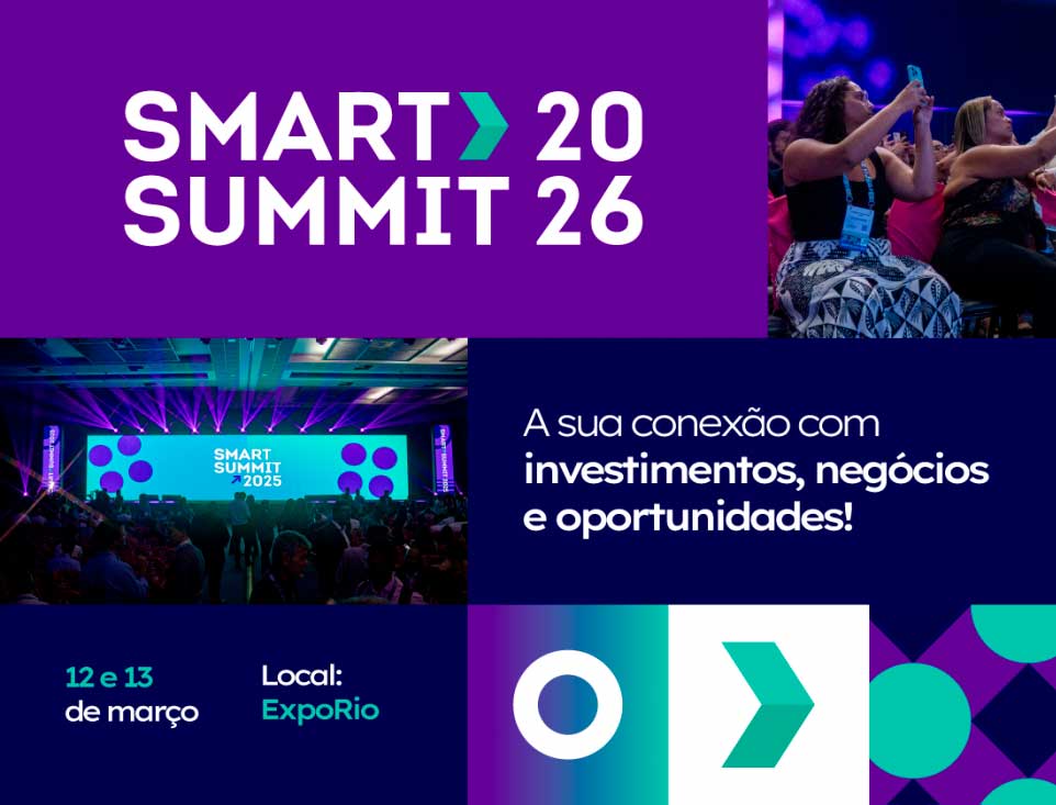 Smart Summit nos dias 12 e 13.03.26 no Rio de Janeiro