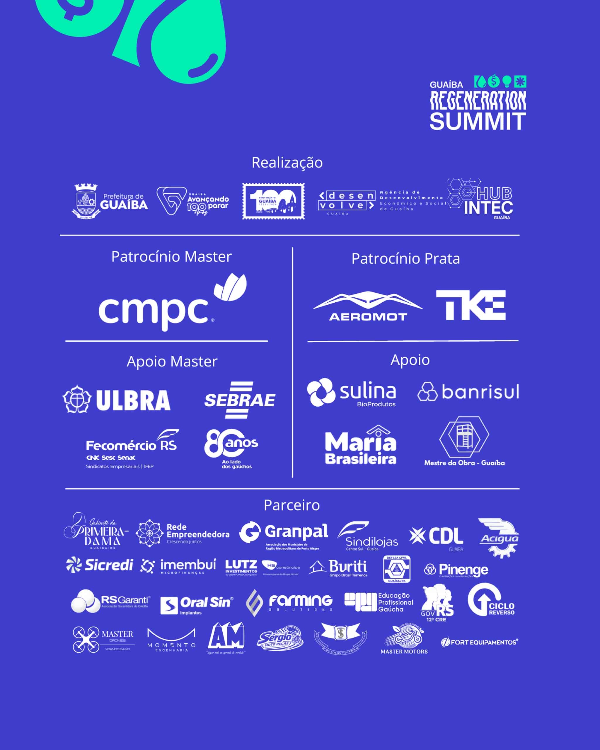 Confira a programação do Guaíba Regeneration Summit 2026 16 programação do Guaíba Regeneration Summit 2026