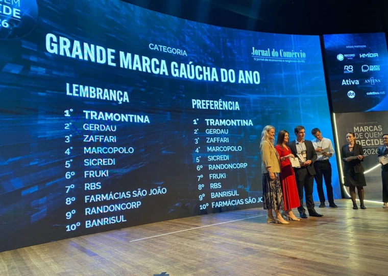 Tramontina se consolida como Grande Marca Gaúcha da pesquisa Marcas de Quem Decide