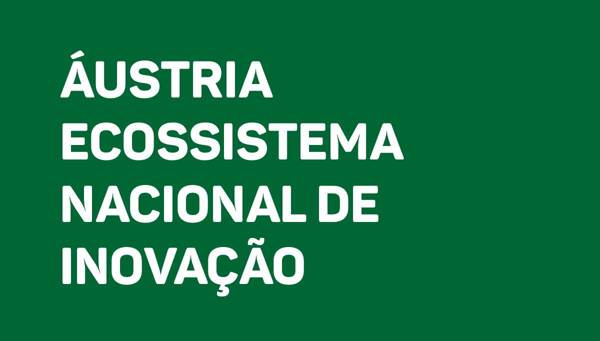 Áustria Ecossistema Nacional de Inovação Brasil Inovador