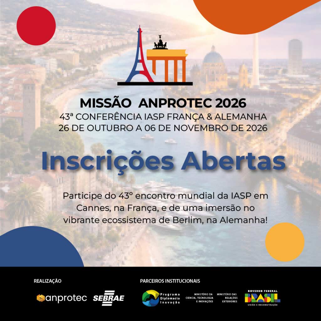 Anprotec abre inscrições para a Missão 2026 – 43ª Conferência IASP França & Alemanha
