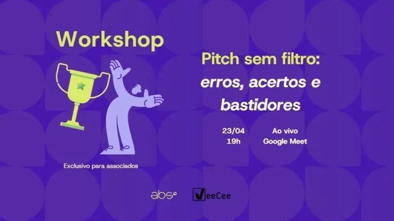 Workshop Pitch sem filtro revela bastidores e estratégias de captação para startups no dia 23.04.36