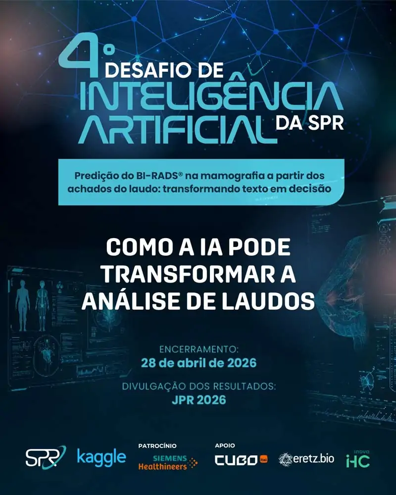 Sociedade Paulista de Radiologia lança desafio de IA com grandes hubs de inovação