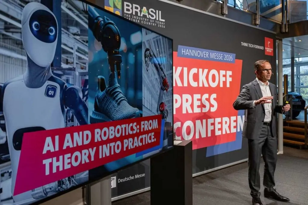 Hannover Messe 2026 apresenta o futuro da indústria com IA e hidrogênio verde