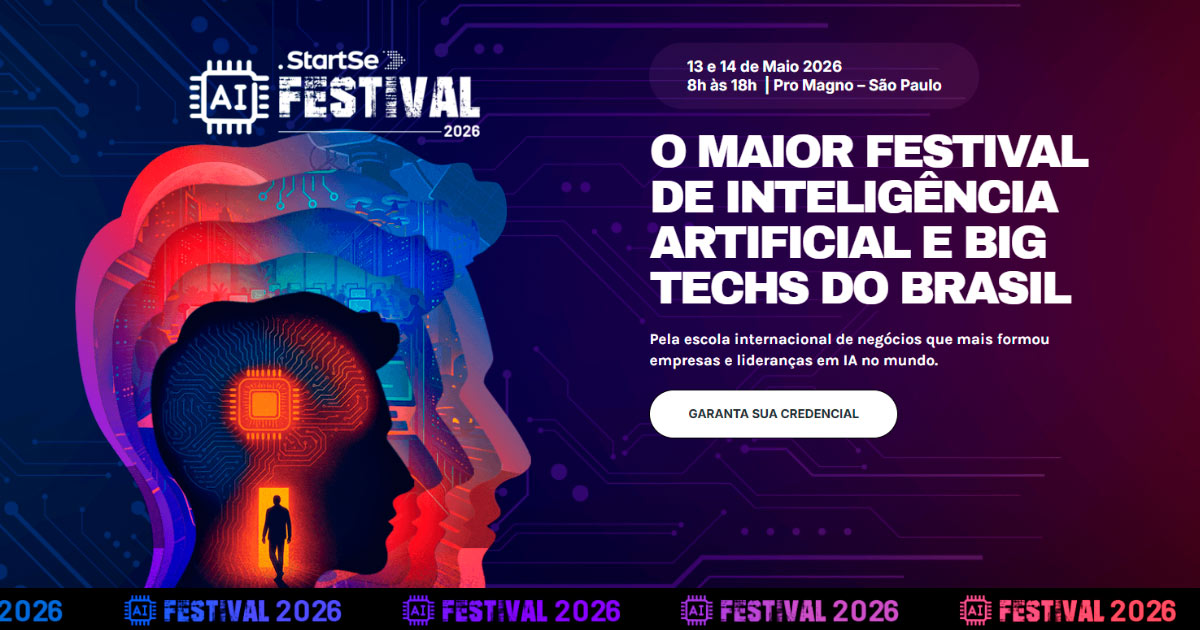 AI Festival StartSe nos dias 13 e 14.05.26 em São Paulo