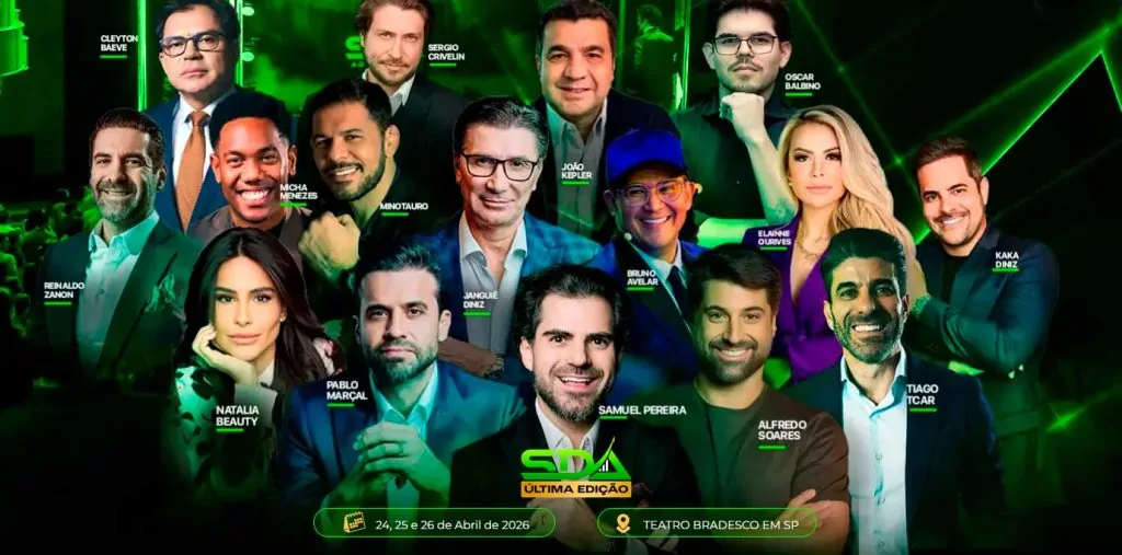 SDA - Segredos da Audiência Ao Vivo de 24 a 26.04.26 em São Paulo