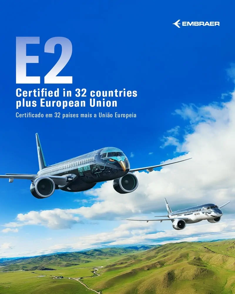 embraer aviação aviões