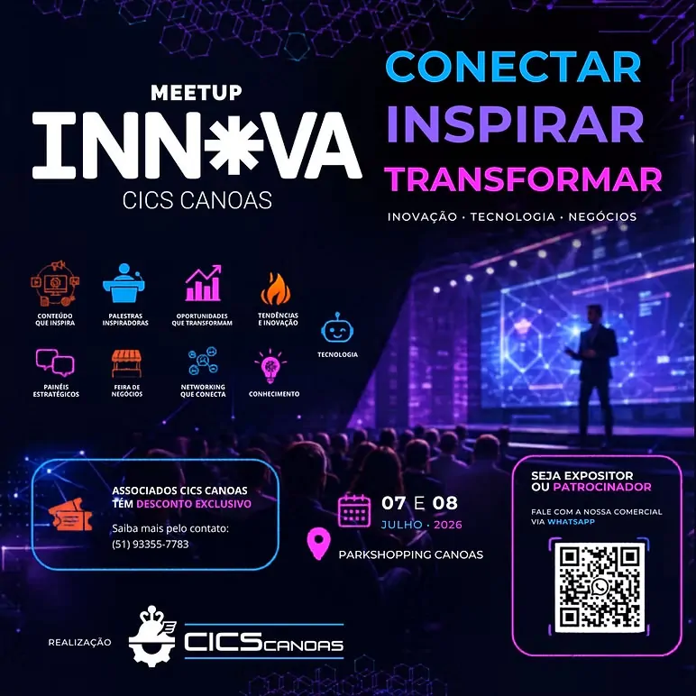 Innova Canoas nos dias 07 e 08.07.26 no ParkShopping Canoas 1 Innova Canoas nos dias 07 e 08.07.26 no ParkShopping Canoas