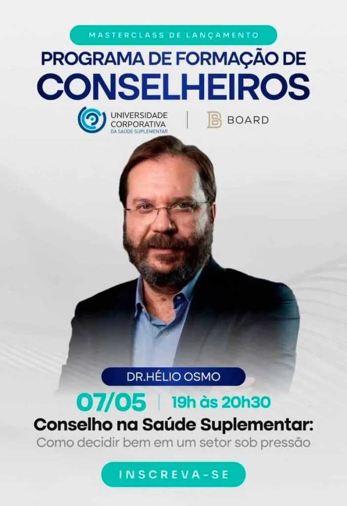 UCA promove aula magna gratuita sobre formação de conselheiros na saúde suplementar