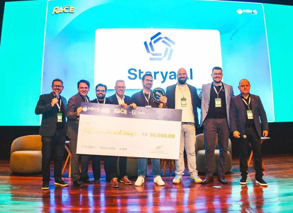 Startup StaryaAI conquista 1º lugar no Innovation Race do Minas Summit 2026 com agentes de IA
