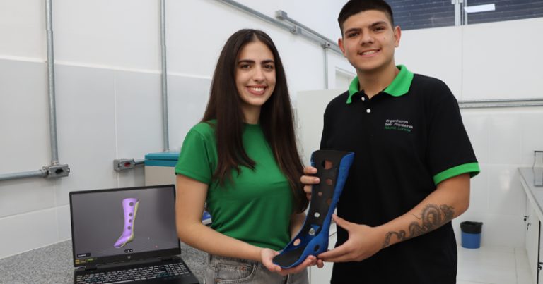 Órteses desenvolvidas por alunos da USP ajudam crianças de baixa renda em Lorena