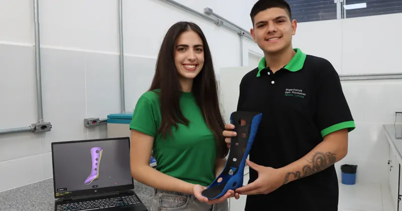 Órteses desenvolvidas por alunos da USP ajudam crianças de baixa renda em Lorena