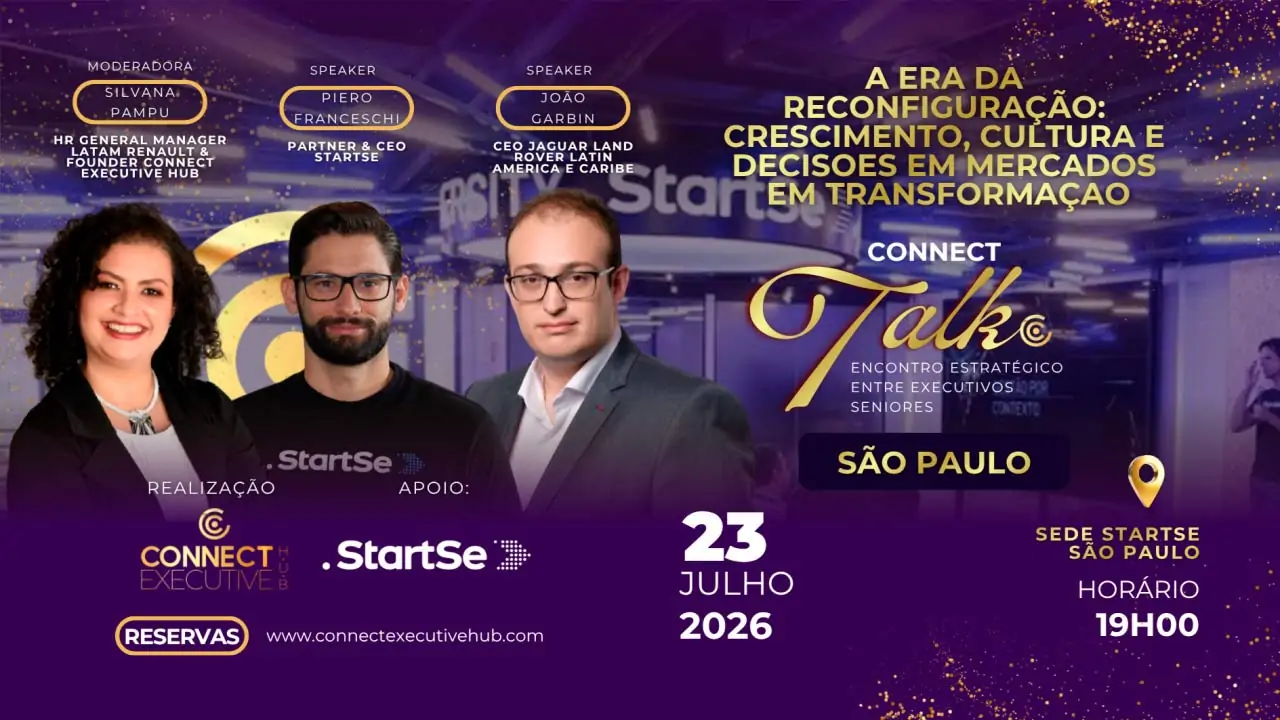 Connect Talk São Paulo reúne lideranças corporativas para debater inteligência artificial e o futuro do trabalho