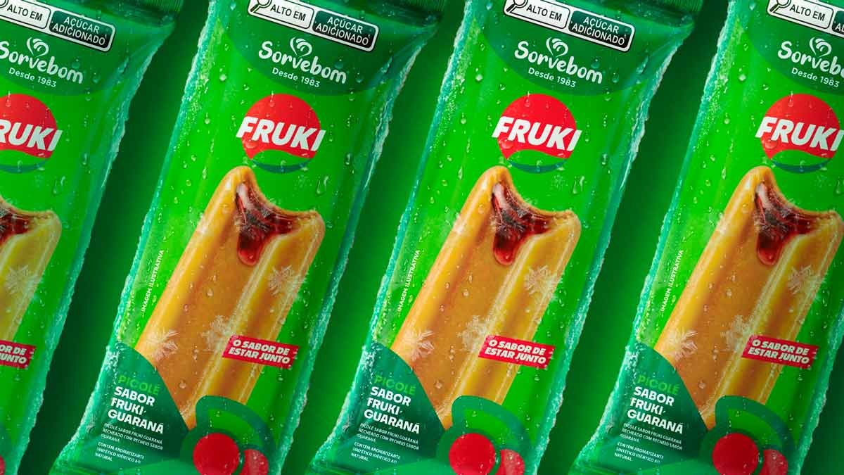 Fruki Bebidas e Sorvebom firmam parceria inédita e lançam picolé sabor guaraná durante a Expoagas 2026 1 fruki sorvebom