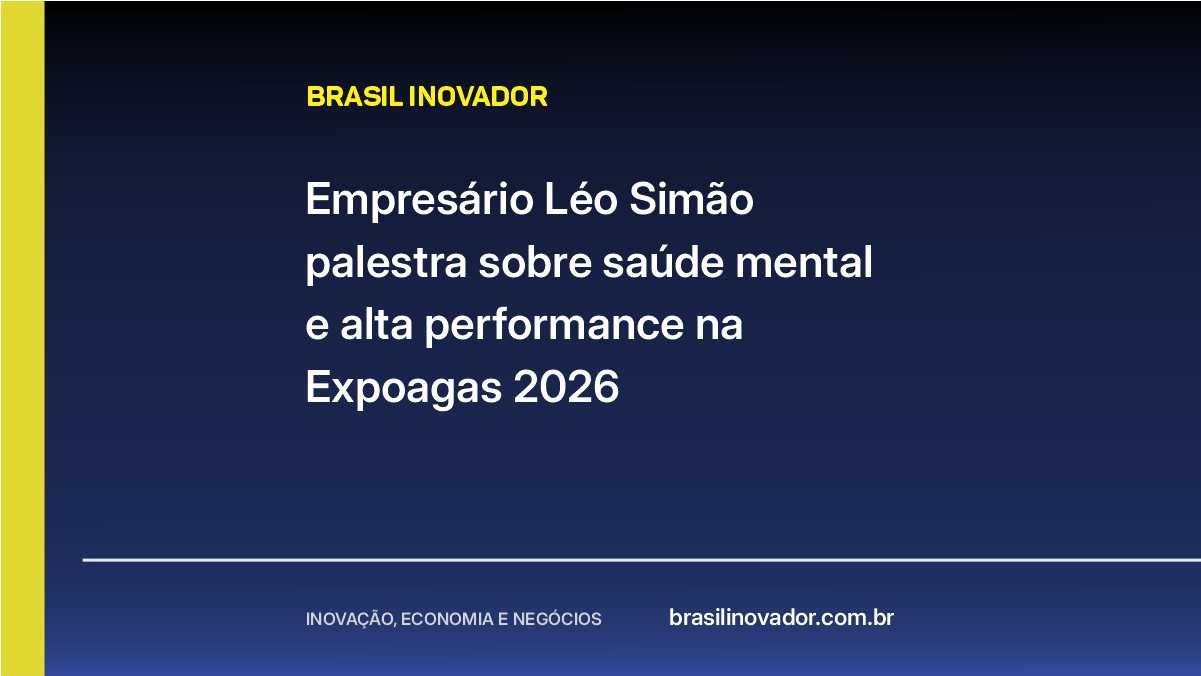 Empresário Léo Simão palestra sobre saúde mental e alta performance na Expoagas 2026