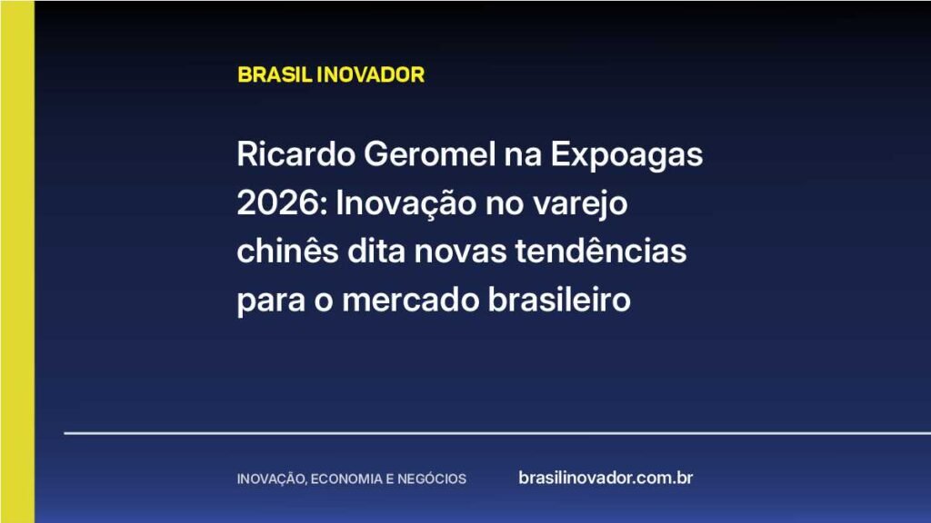 Ricardo Geromel na Expoagas 2026: Inovação no varejo chinês dita novas tendências para o mercado brasileiro