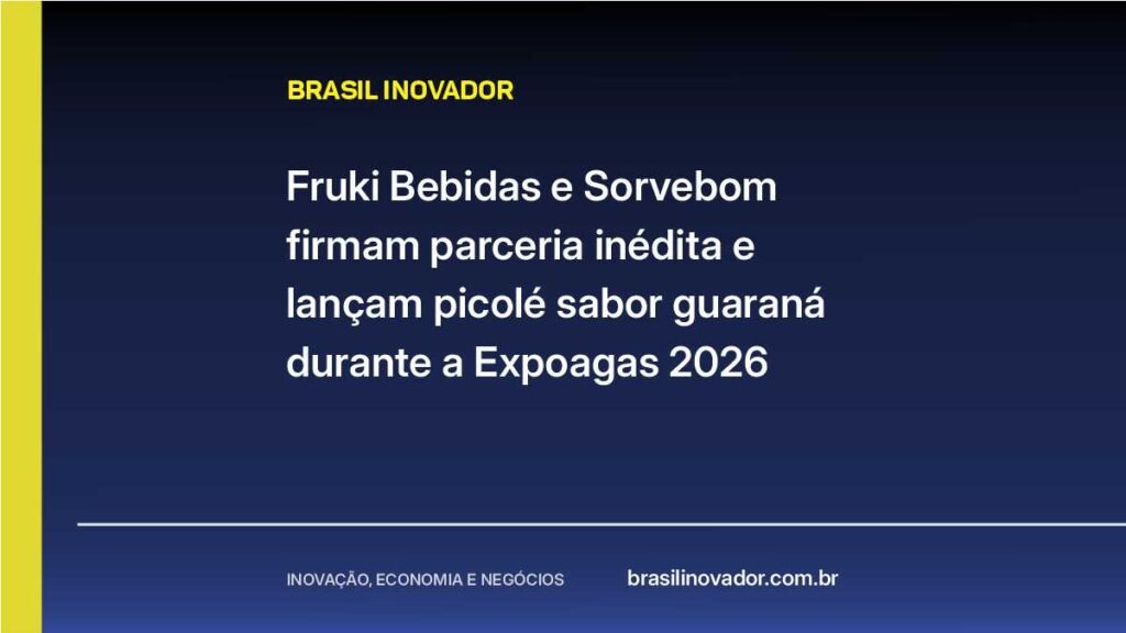 Fruki Bebidas e Sorvebom firmam parceria inédita e lançam picolé sabor guaraná durante a Expoagas 2026