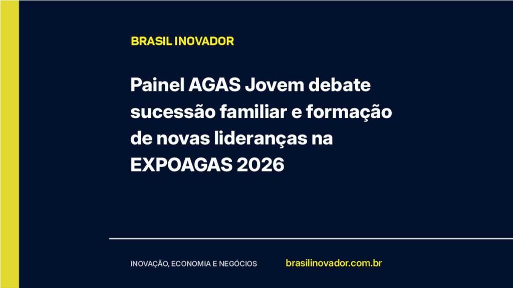 Painel AGAS Jovem debate sucessão familiar e formação de novas lideranças na EXPOAGAS 2026