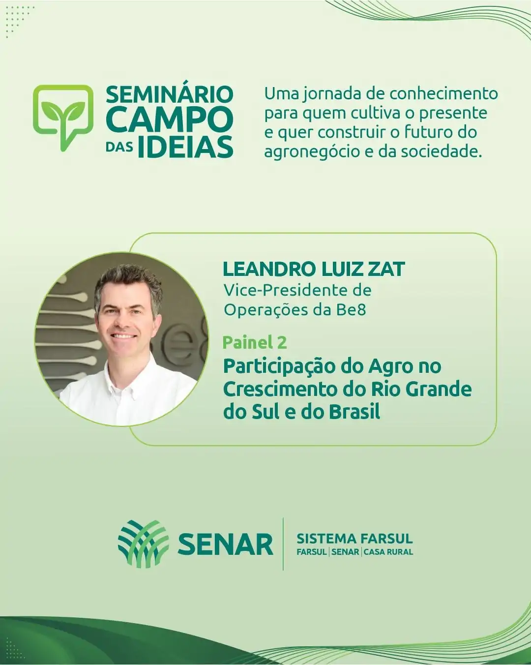 brasil inovador seminario campo da ideias senar rs farsul 2026