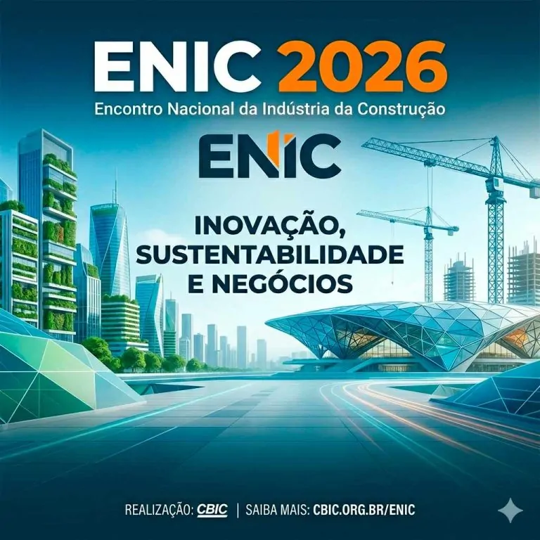 ENIC - Encontro Nacional da Indústria da Construção de 19 a 21.05.26 em São Paulo