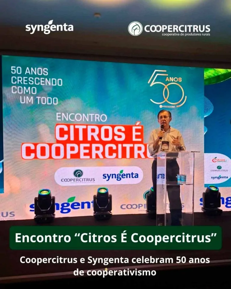 Coopercitrus celebra 50 anos na Agrishow 2026 com foco em tecnologia e suporte ao produtor