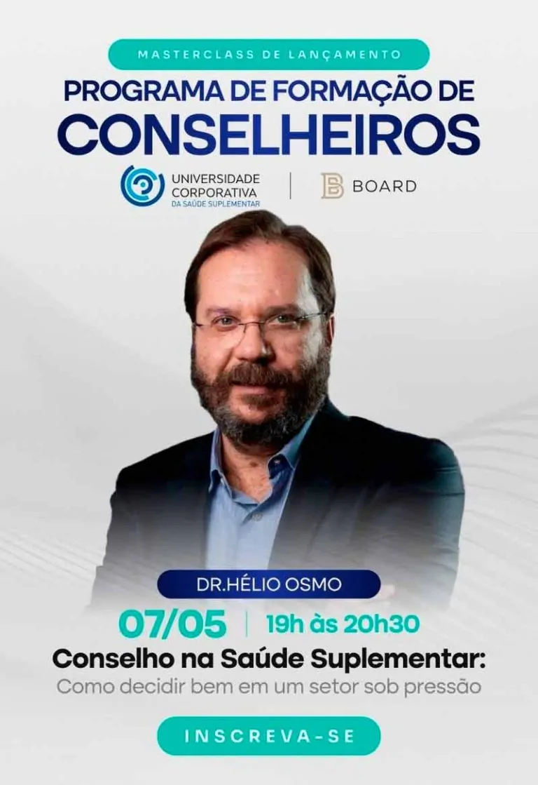 UCA promove aula magna gratuita sobre formação de conselheiros na saúde suplementar